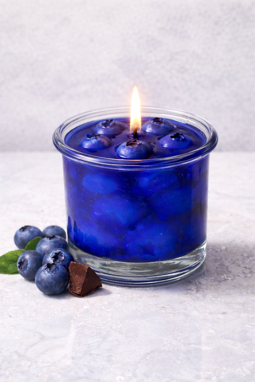Blueberry jam candle