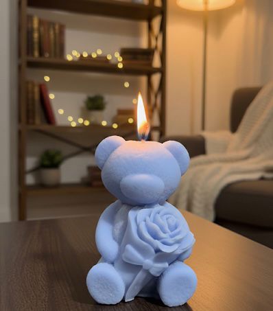 Teddy Bear Candle
